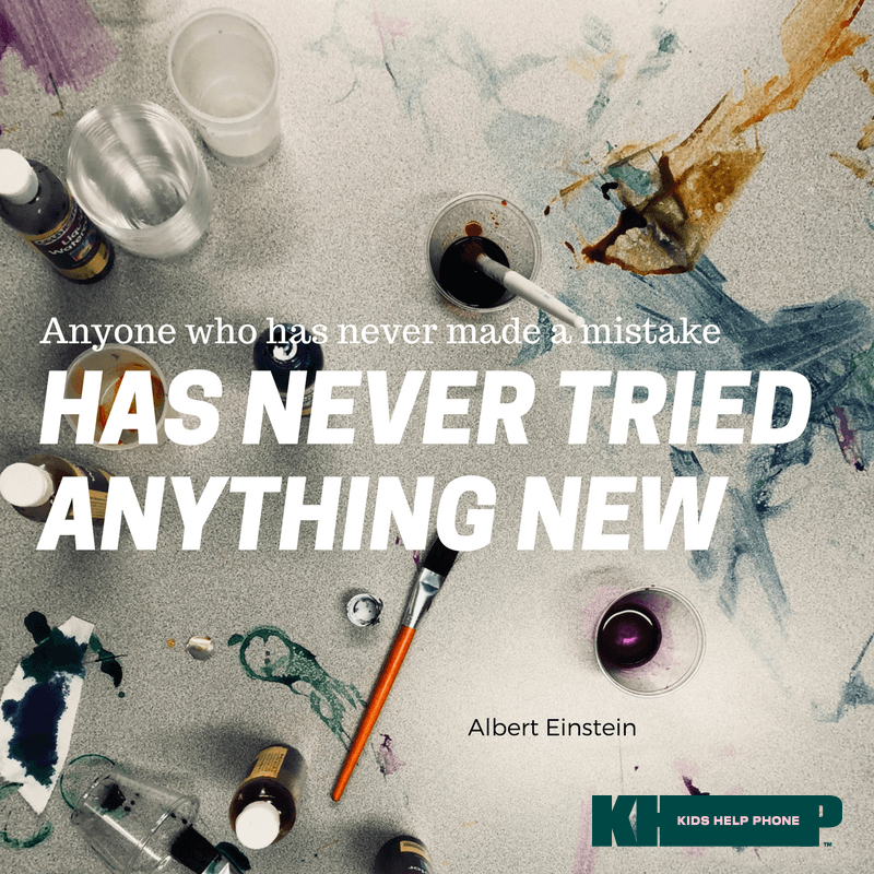 Anyone who has never made a mistake has never tried anything new